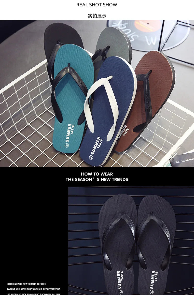 Sandales d'été anti-glisse pour hommes