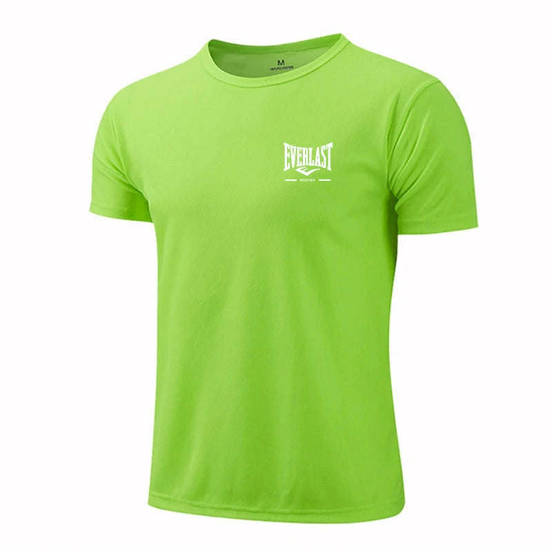 T-shirt Everlast logo blanc