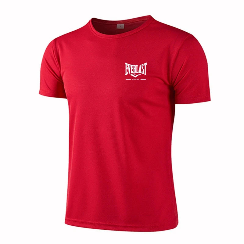 T-shirt Everlast logo blanc