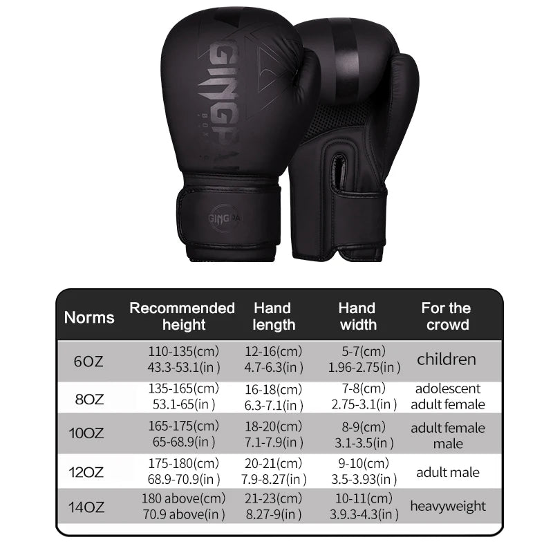 Gants de boxe GINGPAI
