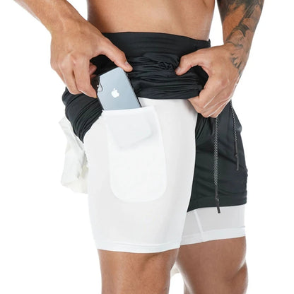 Shorts de course homme, sèche rapide