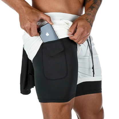 Shorts de course homme, sèche rapide