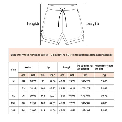 Shorts de course homme, sèche rapide