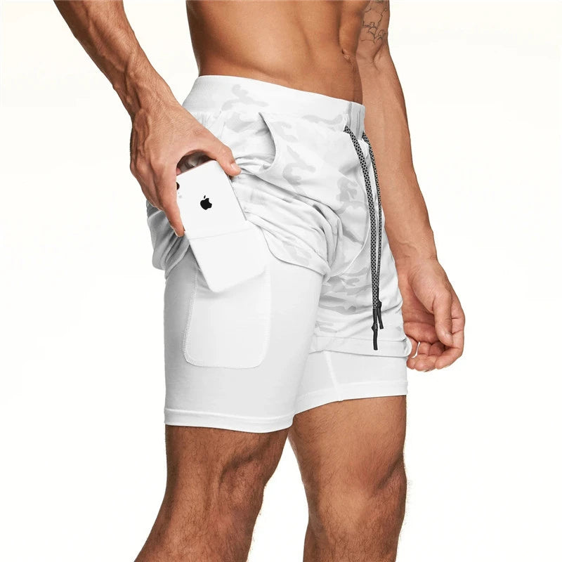 Shorts de course homme, sèche rapide