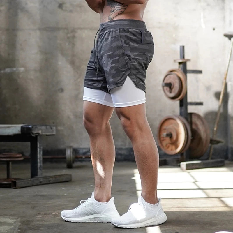 Shorts de course homme, sèche rapide